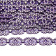 Rhinestone Lace - Purple